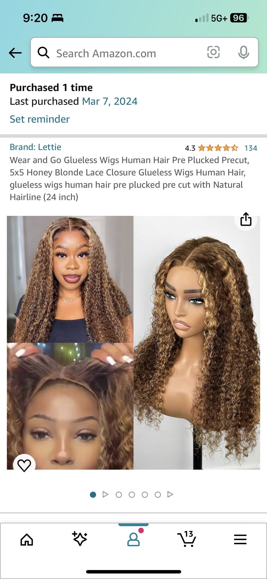 Lettie Wear and Go Glueless Wigs Human Hair Pre Plucked Precut, 5x5 Honey Blonde Lace Closure Glueless Wigs Human Hair, glueless wigs human hair pre p