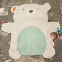 Tummy Time Play Mat For Baby (Bear)