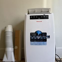 Honeywell MN12CESWW Portable Air Conditioner, 12,000 BTU W/ Dehumidifier & Fan