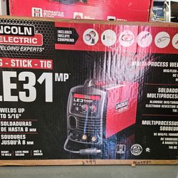 Lincoln Electric
140 Amp LE31MP Multi-Process Stick/MIG/Flux-Core/TIG, 120V, Aluminum Welder with Spool Gun sold separately
