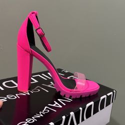 Neon Pink Heel