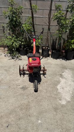 Honda tiller motor gx160 5.5 hp runnig