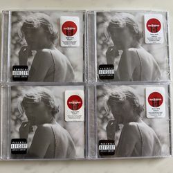 LOT of 4 - Taylor Swift Folklore Target Exclusive CD - Music Vinyl Album Limited Showgirl Cat Plush Figure Card