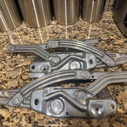 65 Impala Powder Coated Chrome Hood Hinges