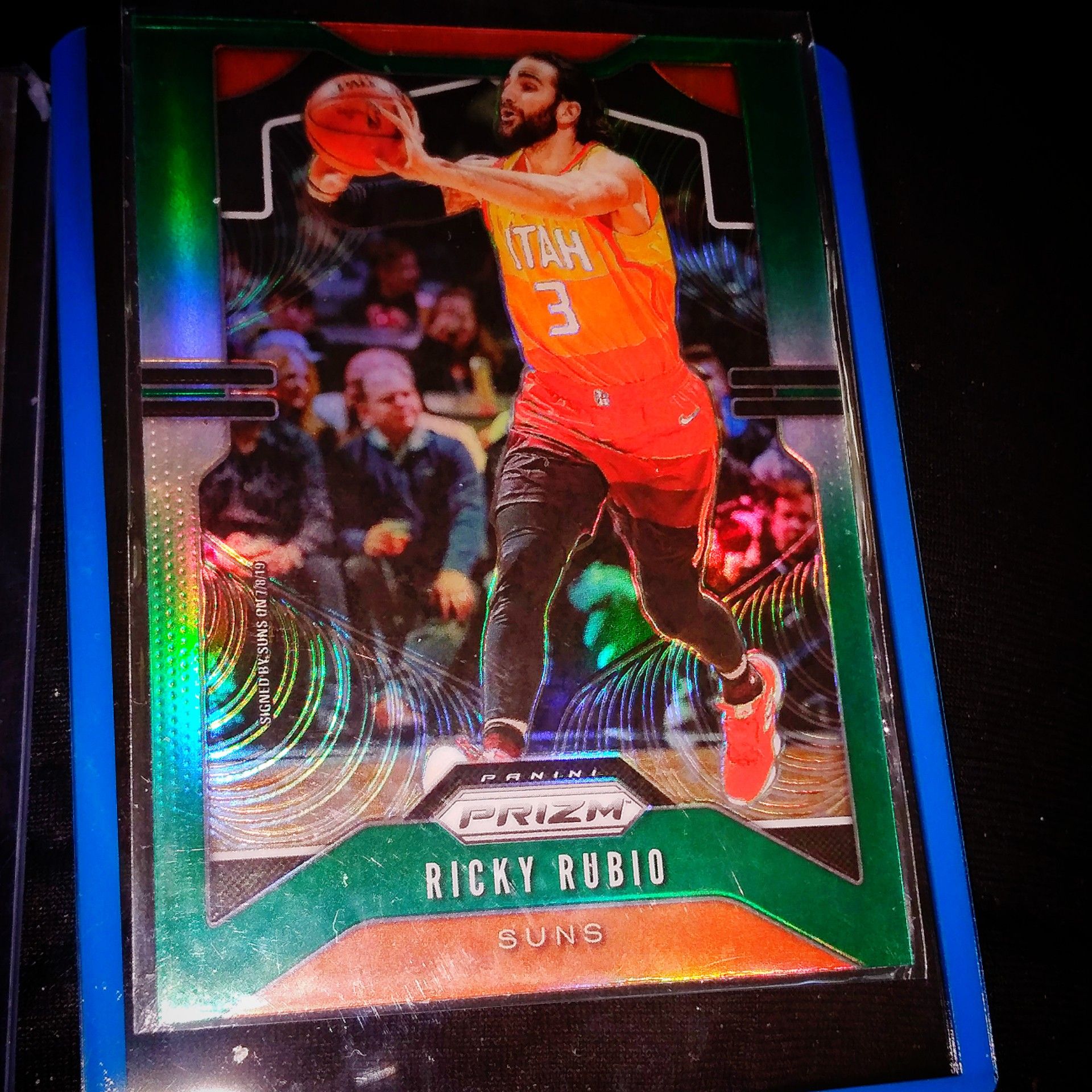 2019-20 Prizm Ricky Rubio No.167 ORANGE And Green REFLECTOR