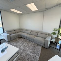 5Pc Fabric Sectional Sofa-Nevio