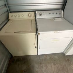 Whirlpool Electric Washer And Dryer Set $160 Firm (60 Day Warranty)