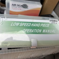 Slow Low Speed Handpiece Contra Angle Straight Air Motor -2Hole