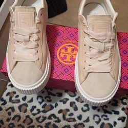 Puma Suede Platform Shoes