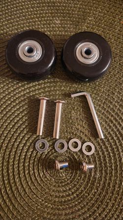 Lugagge wheel replacement set 50mm x 18 mm
