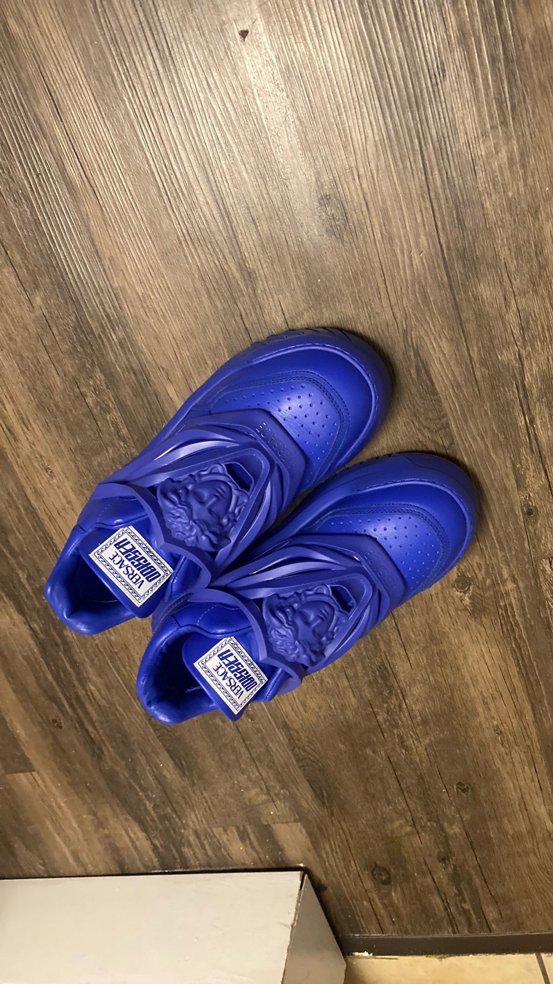 Blue Odissea Caged Rubber Medusa ( Versace ) π₯..