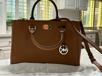 Michael Kors Brown Satchel Bag