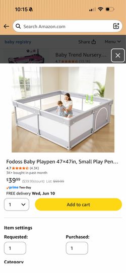 Baby play pen- BRAND NEW
