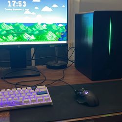 RTX GAMING SETUP (PC+MONITOR+MOUSE/KEY)