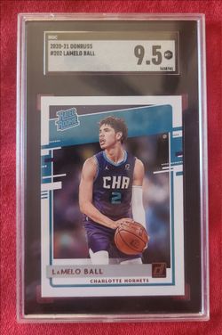 Lamelo Ball donruss gem mint 9.5 rookie card