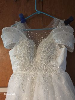 Wedding Dress - Beaded & Embroidered