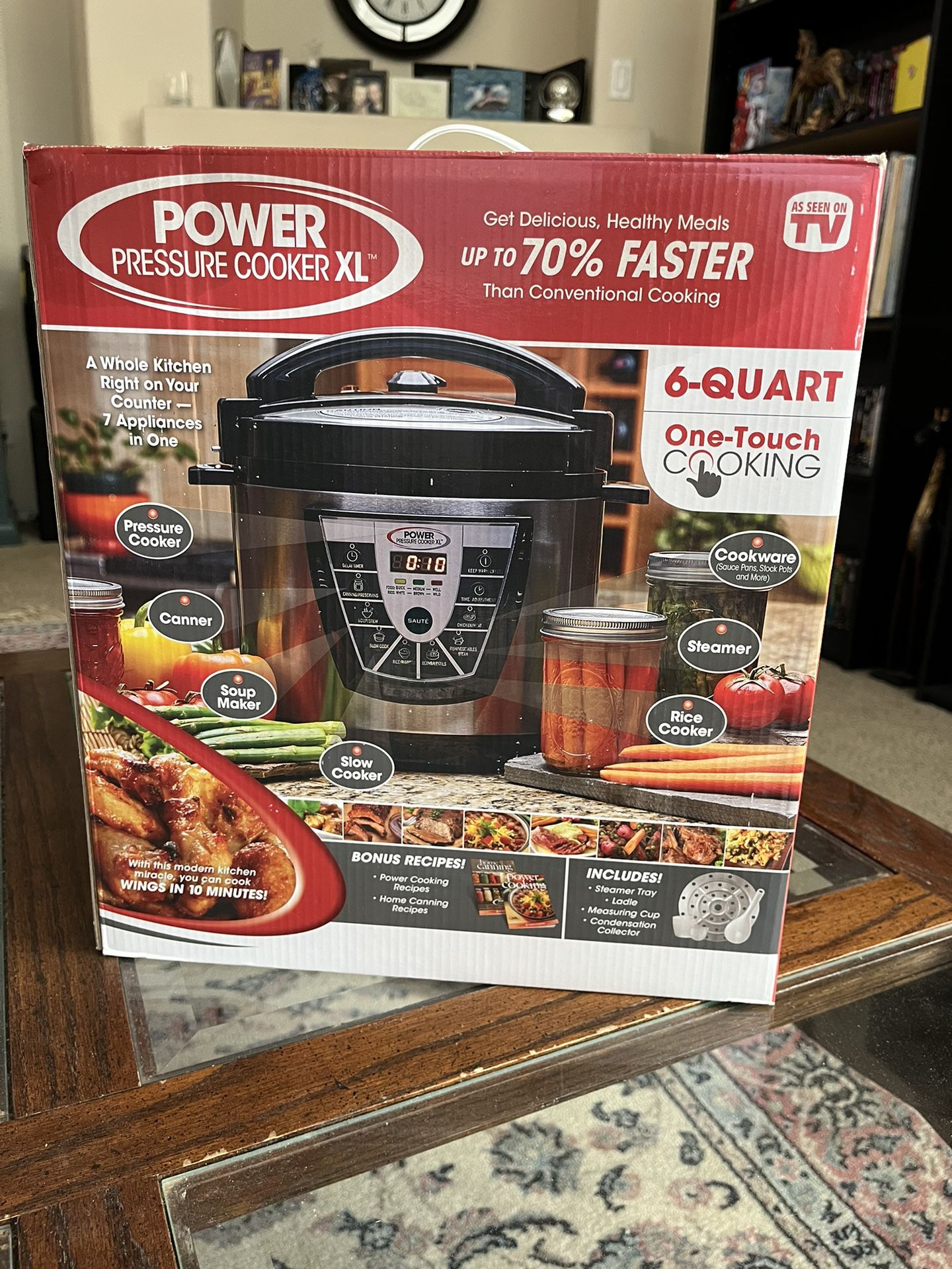 As Seen On TV Power Pressure Cooker XL 6qt. BRAND NEW IN BOX!