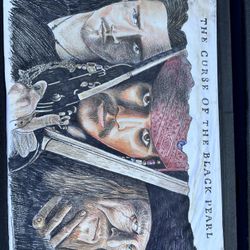 Pirates And The Caribbean Drawing