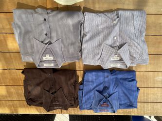 Nordstrom Brand Men’s Dress Shirts Size 18 34/35