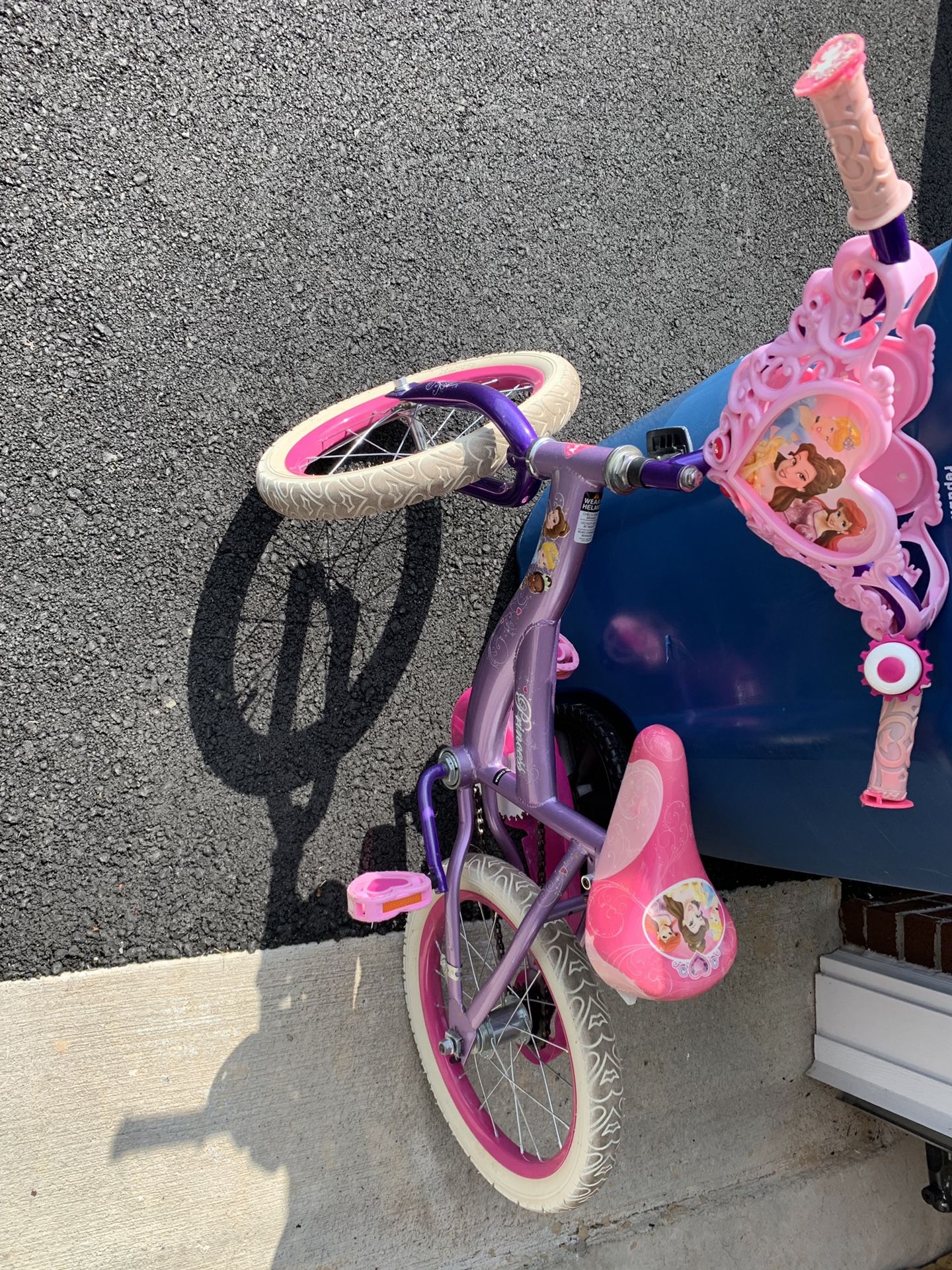 Girls princess bike 16 inches
