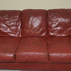 Leather Couch *Divani* Chateau D’ax *Nov 2007 *Made In Italy*