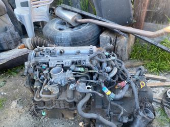 engine and transmission Honda civic  04