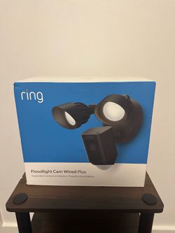Brand New Ring Camera: Floodlight Cam Wired Plus