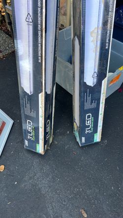 LED grow lights.