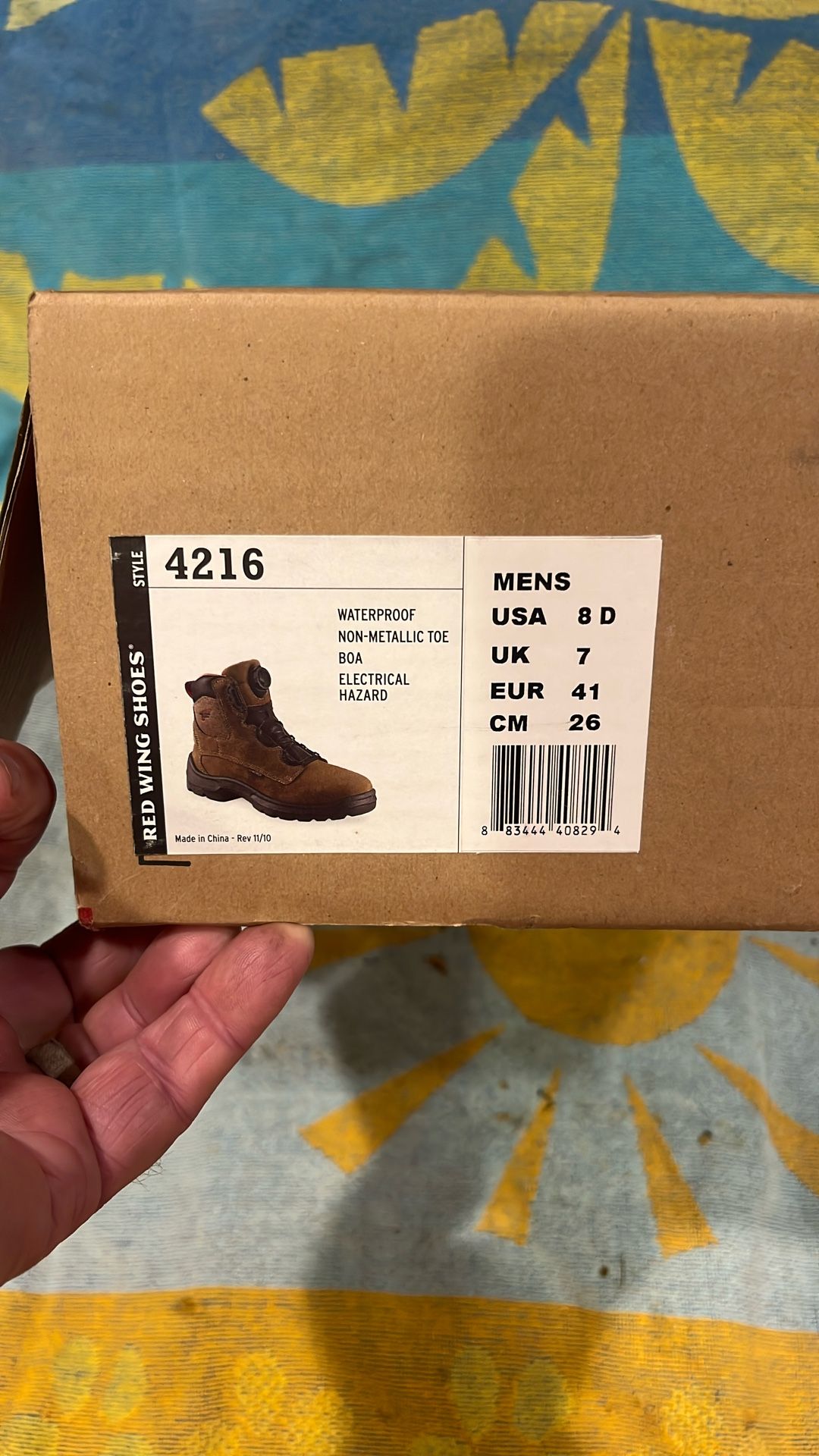 Red Wing Work Construction Boots Safety Toes
