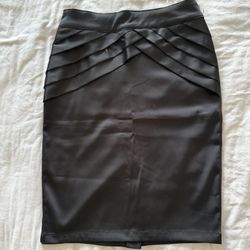 Forever 21 Black Silky Skirt 