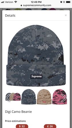 Supreme Digi Camo Beanie