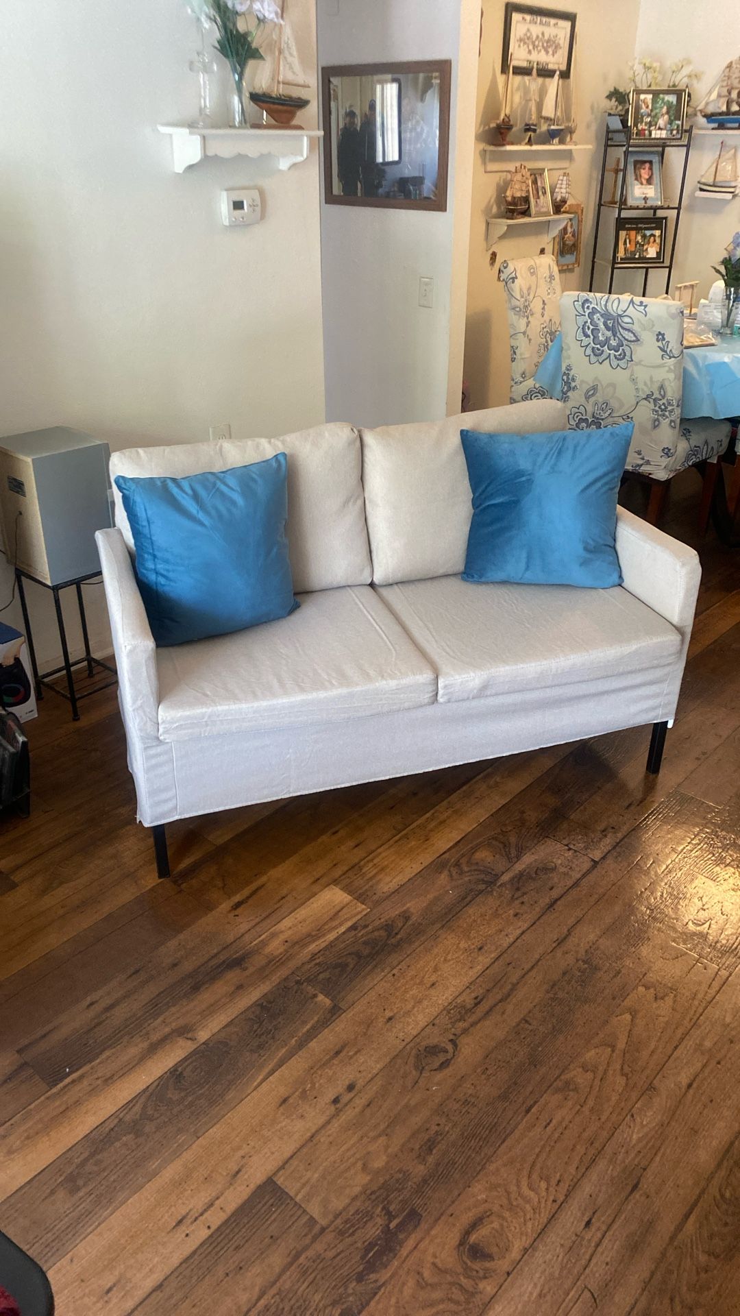 Beautiful Small Two Seat Couch Off White Color $60.00
