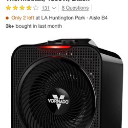 Heater Vornado 1500w 