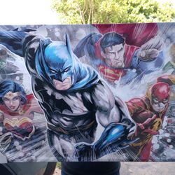 DC Justice League Picture Frame 35X23 inches