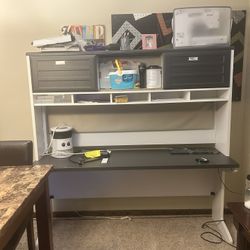 Shelf Storage Cabinet Desk