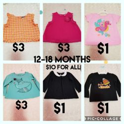 12-18 month baby clothes