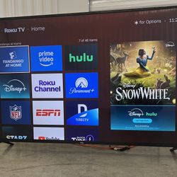 65” 4K UHD Roku Smart TCL Tv