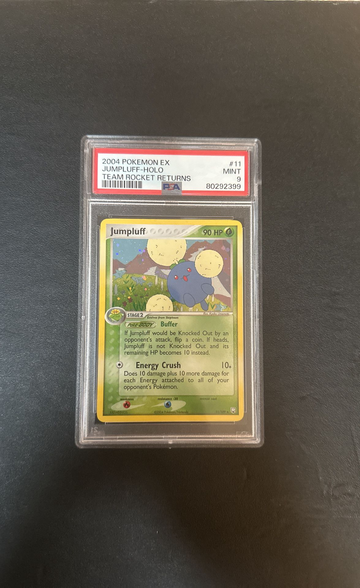 Jumpluff EX Team Rocket Returns Reverse Holo 11/109 PSA 9 Pokemon 2004 Vintage