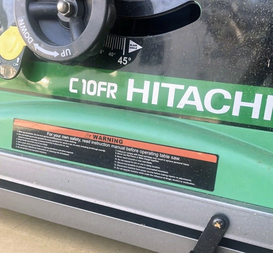 Hitachi C10FR Table Saw