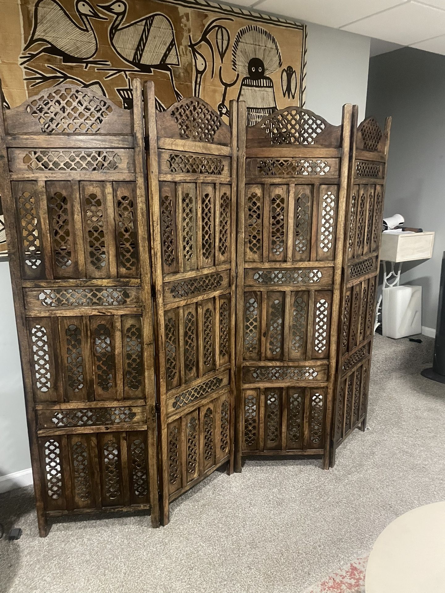 Hand crafted room divider