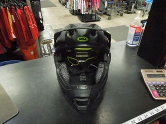 Used Bell Super DH Spherical MIPS Helmet With Tooless Removal Jaw Guard-16302-15