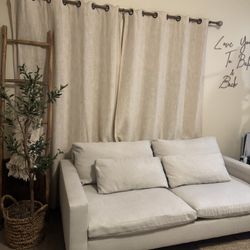 West Elm Harmony Couch And Ottoman 