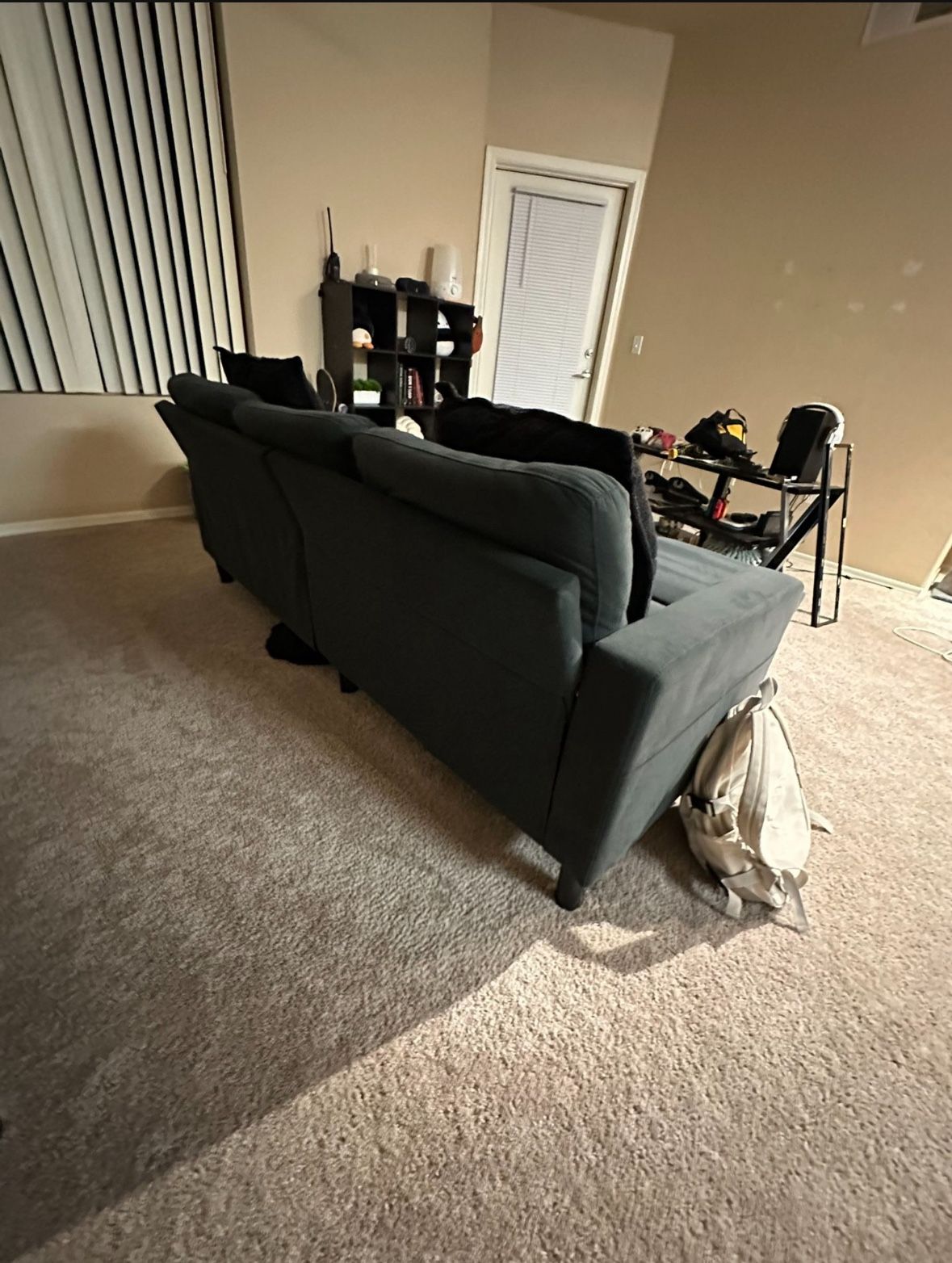 Black Grey Couch