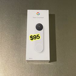 Google Nest Doorbell (Battery) - Smart Wi-Fi Video Doorbell Camera