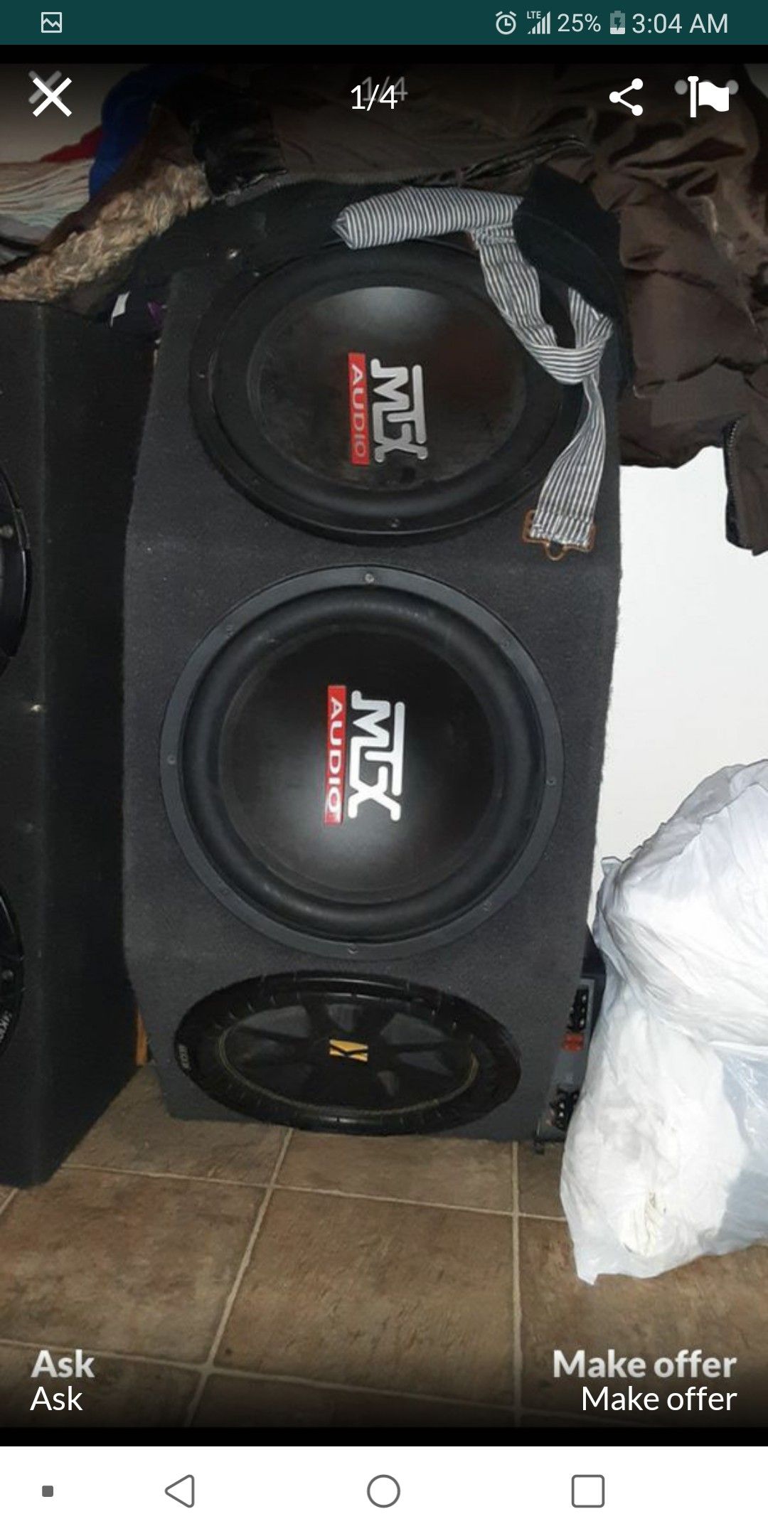 Speaker 3 12s $400