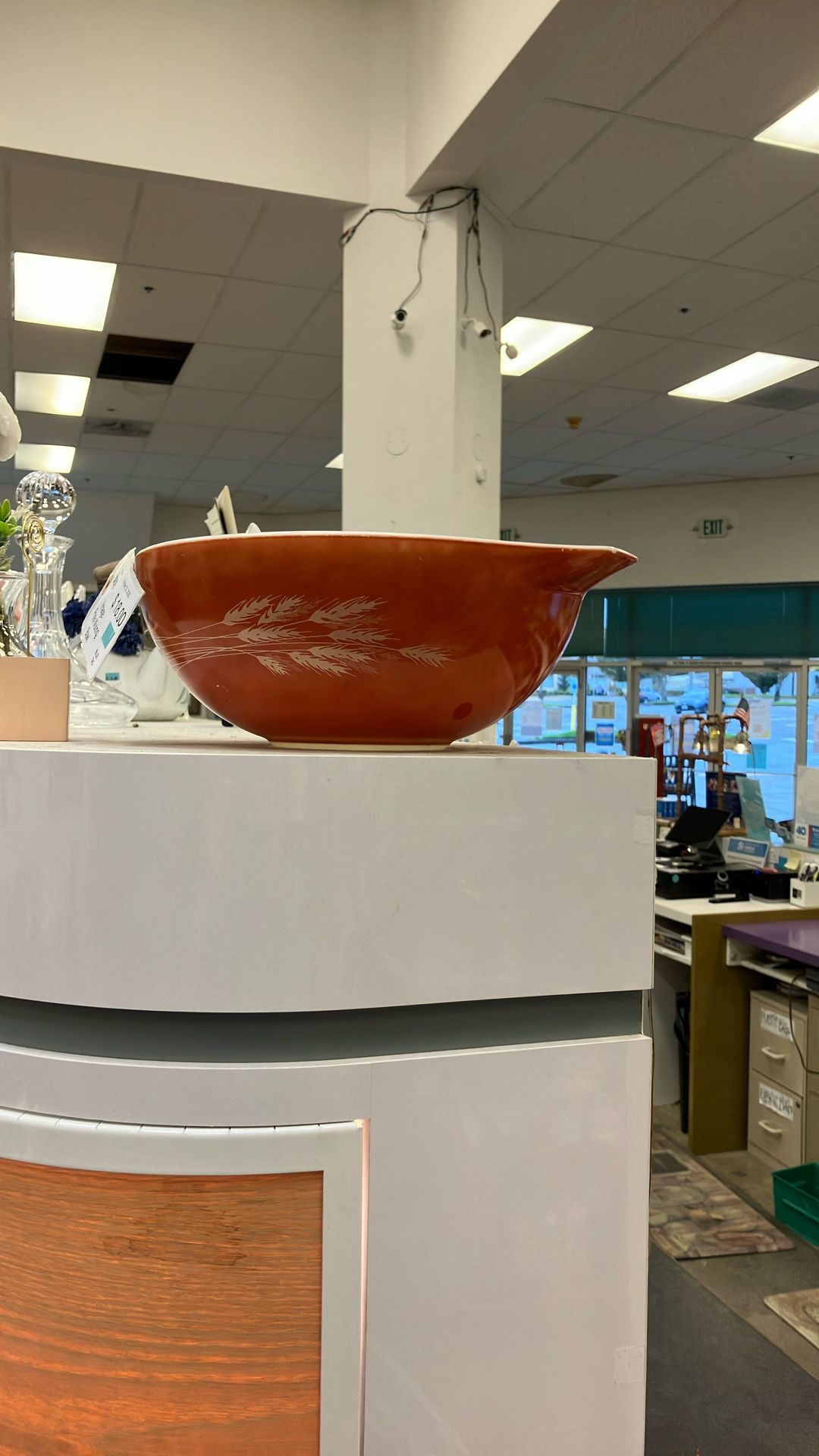 Vintage Wheat Pyrex Mixing Bowl