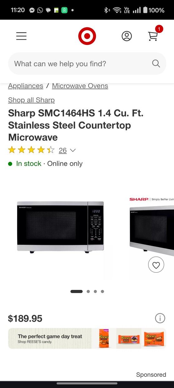 Sharp Big Microwave 