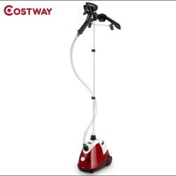 Costway High Quality 1300 W Powerful Standing Fast Heat Garment Cloth Steamer Adjustable Hight Sturdy Steamer