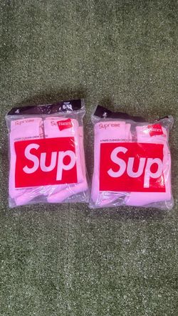 Cashapp/shipping only pink supreme socks