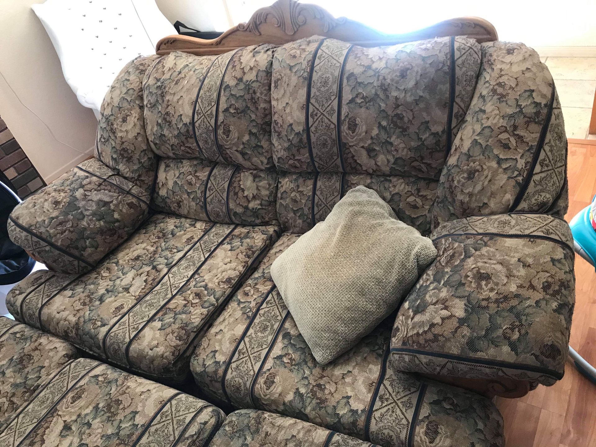 Free Loveseat and Couch